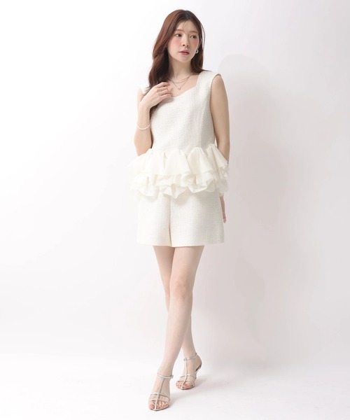 Rirandture（リランドチュール）の「ビジュートリムショートパンツ（その他パンツ・レディース・オフホワイト・2/1/0）」の5枚目の写真