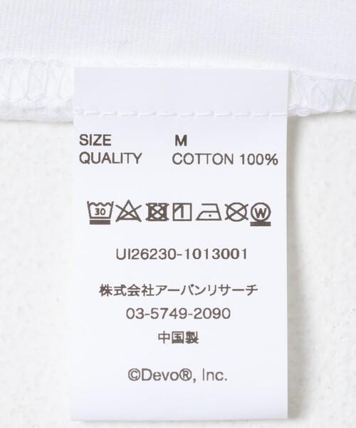 URBAN RESEARCH（アーバンリサーチ）の「URBAN RESEARCH iD　DEVO LOGO T-SHIRTS（Tシャツ/カットソー・メンズ・ブラック/ホワイト・LARGE/MEDIUM）」の9枚目の写真