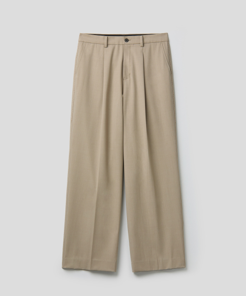 MMIC(エムエムアイシー)の「MORRISON SLACKS (LIGHT BEIGE)(スラックス・メンズ・その他・SMALL/MEDIUM/LARGE)」の1枚目の写真