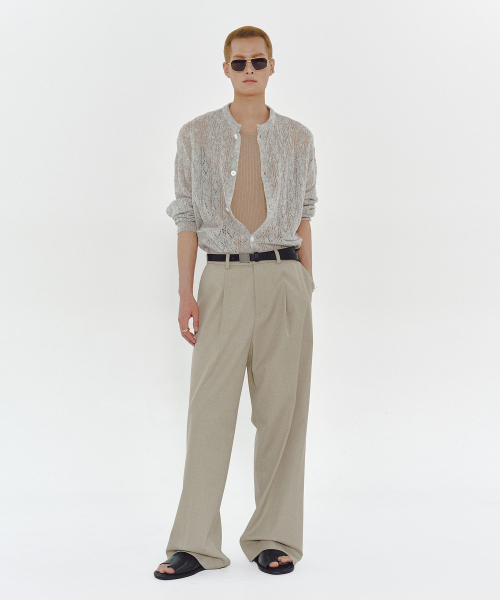 MMIC(エムエムアイシー)の「MORRISON SLACKS (LIGHT BEIGE)(スラックス・メンズ・その他・SMALL/MEDIUM/LARGE)」の6枚目の写真