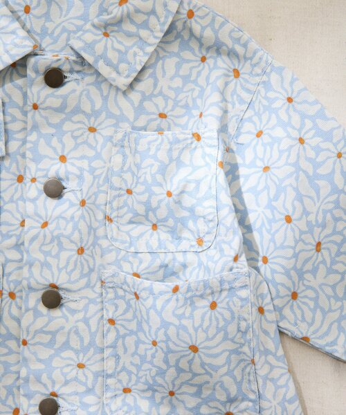 CIAOPANIC TYPY（チャオパニックティピー）の「【BABY】【Qinn】ムジ柄ダックカバーオール：80～100cm（その他ベビーウェア・キッズ・オフホワイト/ブラウン/サックスブルー・80/100）」の12枚目の写真