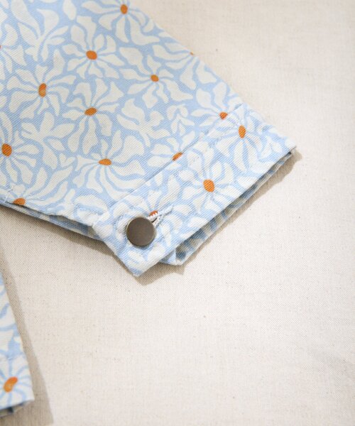 CIAOPANIC TYPY（チャオパニックティピー）の「【BABY】【Qinn】ムジ柄ダックカバーオール：80～100cm（その他ベビーウェア・キッズ・オフホワイト/ブラウン/サックスブルー・80/100）」の14枚目の写真