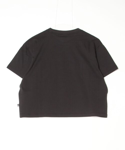 CONVERSE（コンバース）の「コンバース  CV FELT LOGO TEE L 半袖Tシャツ（Tシャツ/カットソー・レディース・ホワイト/ブラック・M/L）」の3枚目の写真