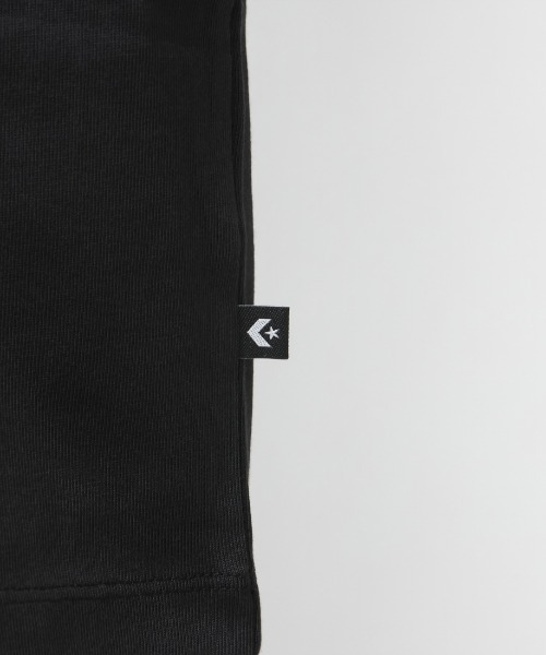 CONVERSE（コンバース）の「コンバース  CV FELT LOGO TEE L 半袖Tシャツ（Tシャツ/カットソー・レディース・ホワイト/ブラック・M/L）」の9枚目の写真