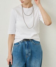 Omekashi | 5分丈コンパクトフライスTシャツ(Tシャツ/カットソー)