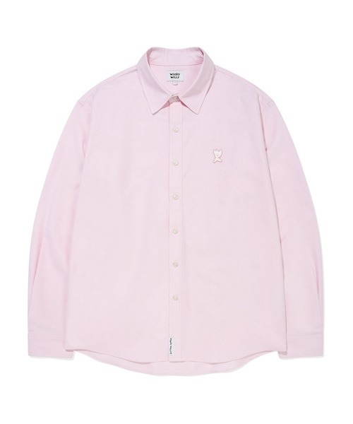 Wacky WiLLy（ワッキーウィリー）の「[26SS] KIKY OXFORD LONG SLEEVE SHIRT（シャツ/ブラウス・メンズ・ブルー/ピンク/ホワイト・SMALL/MEDIUM/LARGE）」の3枚目の写真