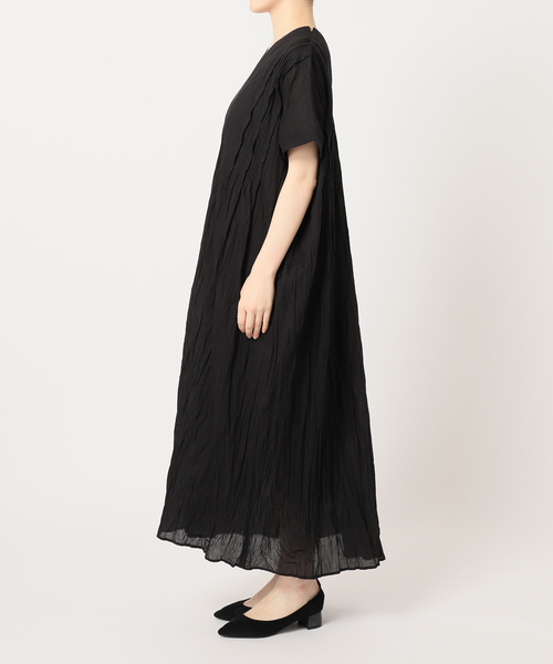 JOURNAL STANDARD relume（ジャーナルスタンダード　レリューム）の「《追加 / 新色》コットンボイルクリンクルタックカフタンワンピース（ワンピース・レディース・ブラック/ライトブルー/ブラウン・FREE）」の22枚目の写真