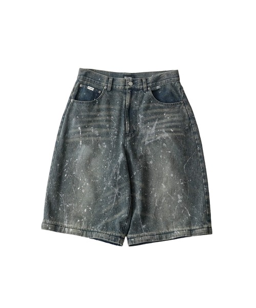 Subciety（サブサエティ）の「Painted 2way denim pants（デニムパンツ・メンズ・ブラック/インディゴブルー・X-LARGE/LARGE/MEDIUM/SMALL）」の7枚目の写真