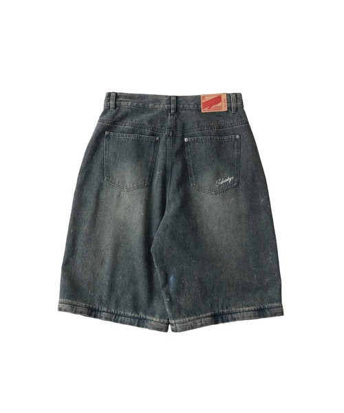 Subciety（サブサエティ）の「Painted 2way denim pants（デニムパンツ・メンズ・ブラック/インディゴブルー・X-LARGE/LARGE/MEDIUM/SMALL）」の8枚目の写真