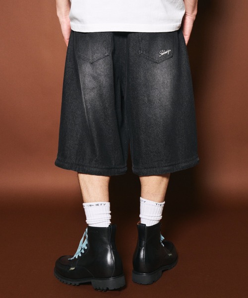 Subciety（サブサエティ）の「Painted 2way denim pants（デニムパンツ・メンズ・ブラック/インディゴブルー・X-LARGE/LARGE/MEDIUM/SMALL）」の14枚目の写真