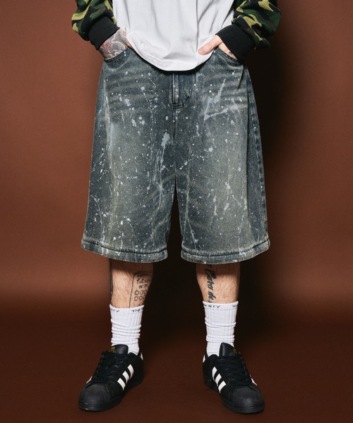 Subciety（サブサエティ）の「Painted 2way denim pants（デニムパンツ・メンズ・ブラック/インディゴブルー・X-LARGE/LARGE/MEDIUM/SMALL）」の21枚目の写真