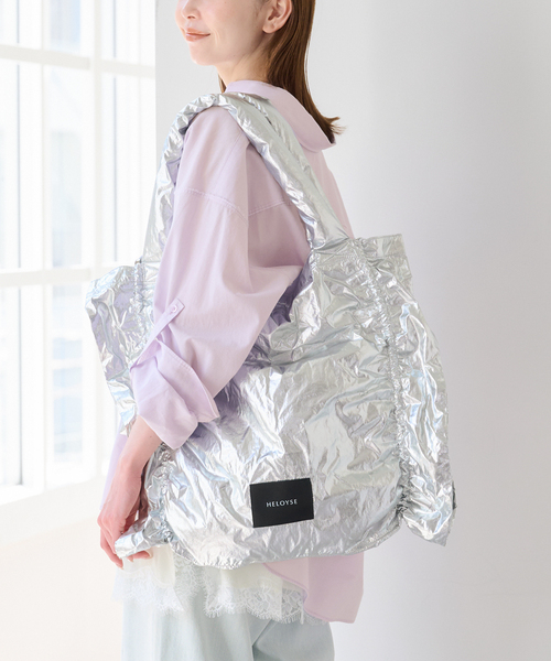 U by SPICK&SPAN（ユーバイスピックアンドスパン）の「HELOYSE/エロイーズ candy tote（トートバッグ・レディース・ブラック/シルバー・FREE）」の7枚目の写真