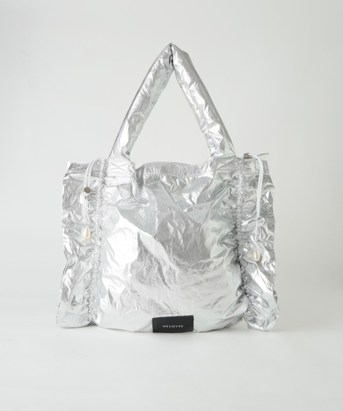 U by SPICK&SPAN（ユーバイスピックアンドスパン）の「HELOYSE/エロイーズ candy tote（トートバッグ・レディース・ブラック/シルバー・FREE）」の8枚目の写真
