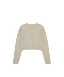 TUOMIO（トゥオミオ）の「BUTTON POINT CARDIGAN [IVORY]（カーディガン/ボレロ）」