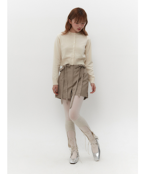 TUOMIO（トゥオミオ）の「BUTTON POINT CARDIGAN [IVORY]（カーディガン/ボレロ・レディース・その他・1/2）」の5枚目の写真