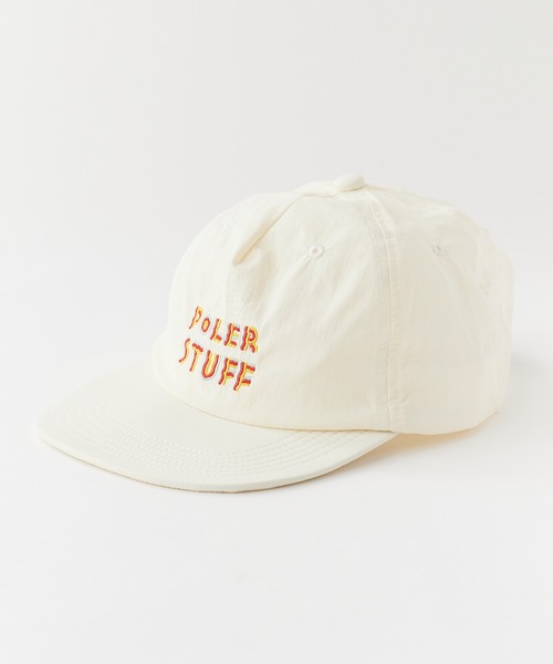 POLeR(ポーラー)の「POLeR/ポーラー FESTIVAL EMB NYLON CAP 2026年 夏 夏服(キャップ・メンズ・グリーン/ブラック/オフホワイト・ONE SIZE)」の15枚目の写真