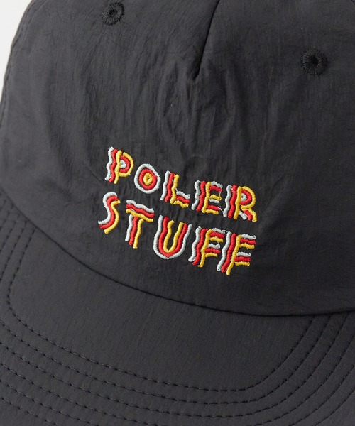 POLeR(ポーラー)の「POLeR/ポーラー FESTIVAL EMB NYLON CAP 2026年 夏 夏服(キャップ・メンズ・グリーン/ブラック/オフホワイト・ONE SIZE)」の11枚目の写真