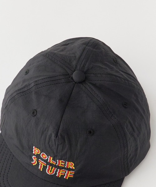 POLeR(ポーラー)の「POLeR/ポーラー FESTIVAL EMB NYLON CAP 2026年 夏 夏服(キャップ・メンズ・グリーン/ブラック/オフホワイト・ONE SIZE)」の10枚目の写真