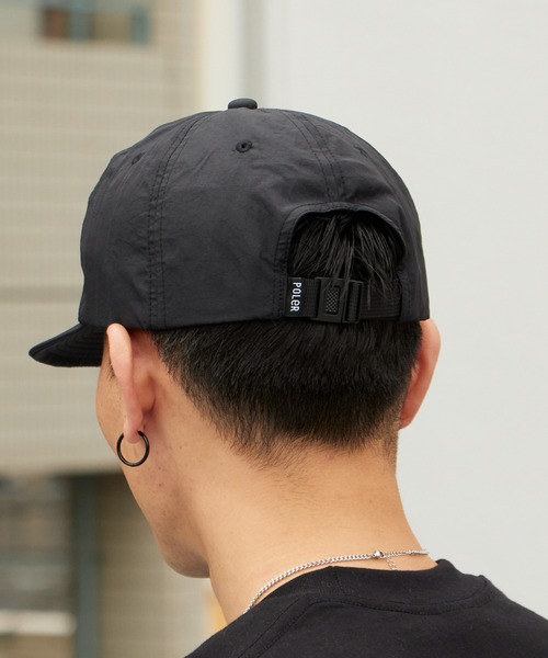 POLeR(ポーラー)の「POLeR/ポーラー FESTIVAL EMB NYLON CAP 2026年 夏 夏服(キャップ・メンズ・グリーン/ブラック/オフホワイト・ONE SIZE)」の19枚目の写真