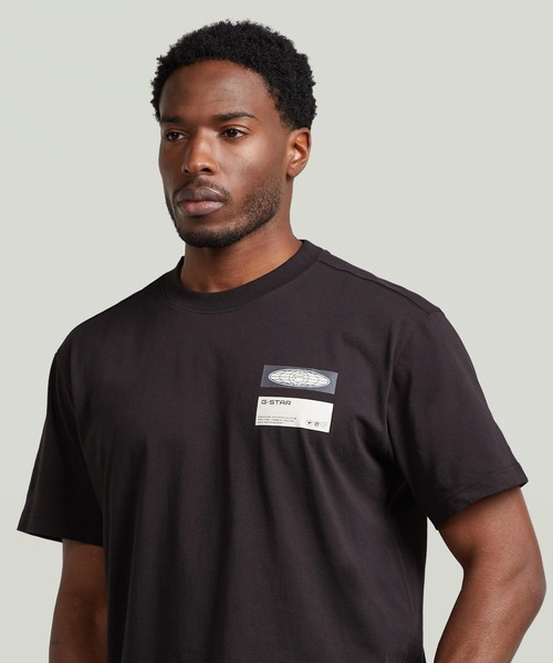 G-STAR(ジースター)の「Box Globe Graphic T-Shirt/フロントボックスグラフィックロゴTシャツ(Tシャツ/カットソー・メンズ・ホワイト/ダークブラック・SMALL/MEDIUM/LARGE/X-LARGE/X-SMALL)」の9枚目の写真