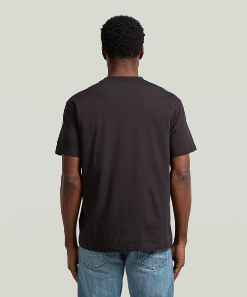 G-STAR(ジースター)の「Box Globe Graphic T-Shirt/フロントボックスグラフィックロゴTシャツ(Tシャツ/カットソー・メンズ・ホワイト/ダークブラック・SMALL/MEDIUM/LARGE/X-LARGE/X-SMALL)」の8枚目の写真