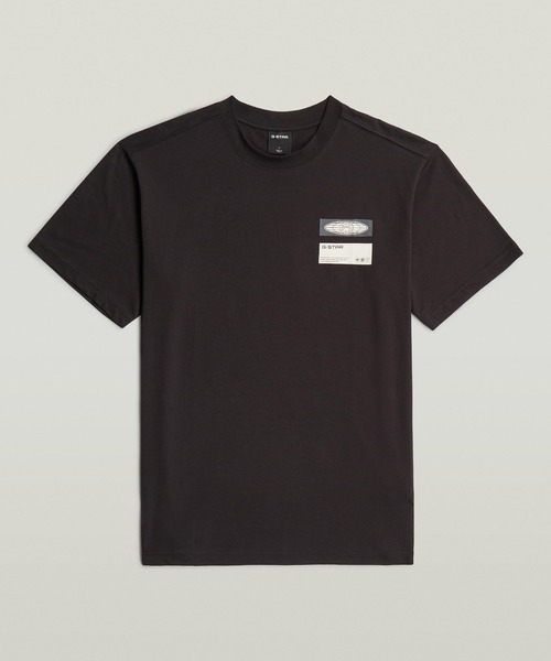 G-STAR(ジースター)の「Box Globe Graphic T-Shirt/フロントボックスグラフィックロゴTシャツ(Tシャツ/カットソー・メンズ・ホワイト/ダークブラック・SMALL/MEDIUM/LARGE/X-LARGE/X-SMALL)」の5枚目の写真