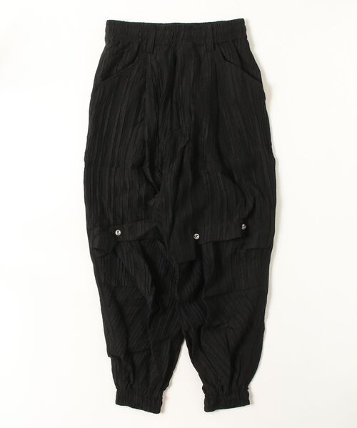 ROYAL FLASH(ロイヤルフラッシュ)の「A.F ARTEFACT/エーエフ・アーティファクト/FRONT TUCK WIDE JOGGER PANTS(その他パンツ・メンズ・ブラック・1/3/2)」の1枚目の写真