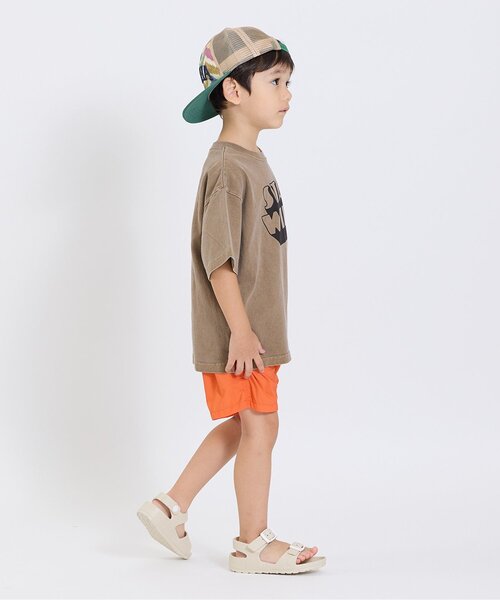 F.O.KIDS(エフオーキッズ)の「5柄ガーメントダイ半袖Tシャツ(Tシャツ/カットソー・キッズ・エメラルド/ピンク/キャメル/イエロー/チャコール・160/150/140/130/120/110/100/90/80)」の7枚目の写真