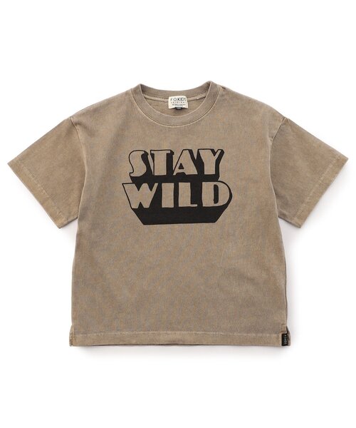 F.O.KIDS(エフオーキッズ)の「5柄ガーメントダイ半袖Tシャツ(Tシャツ/カットソー・キッズ・エメラルド/ピンク/キャメル/イエロー/チャコール・160/150/140/130/120/110/100/90/80)」の14枚目の写真