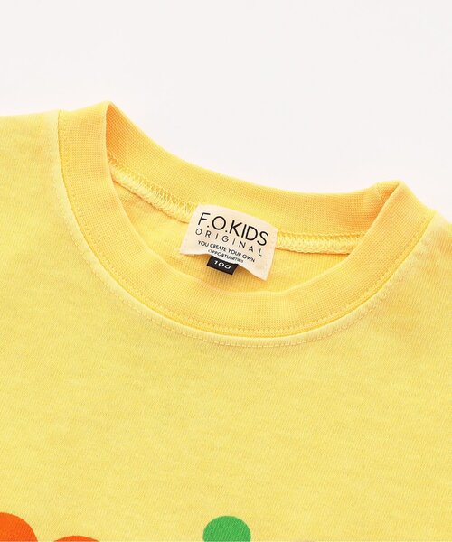 F.O.KIDS(エフオーキッズ)の「5柄ガーメントダイ半袖Tシャツ(Tシャツ/カットソー・キッズ・エメラルド/ピンク/キャメル/イエロー/チャコール・160/150/140/130/120/110/100/90/80)」の15枚目の写真
