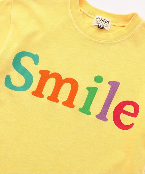 F.O.KIDS(エフオーキッズ)の「5柄ガーメントダイ半袖Tシャツ(Tシャツ/カットソー・キッズ・エメラルド/ピンク/キャメル/イエロー/チャコール・160/150/140/130/120/110/100/90/80)」の16枚目の写真
