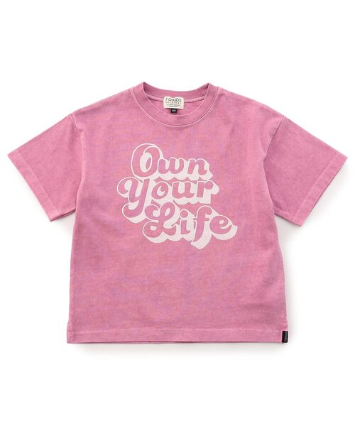 F.O.KIDS(エフオーキッズ)の「5柄ガーメントダイ半袖Tシャツ(Tシャツ/カットソー・キッズ・エメラルド/ピンク/キャメル/イエロー/チャコール・160/150/140/130/120/110/100/90/80)」の22枚目の写真