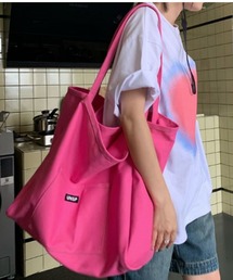 Lips（リップス）の「大容量で毎日使える！シンプルで万能なキャンバストートバッグ（トートバッグ）」