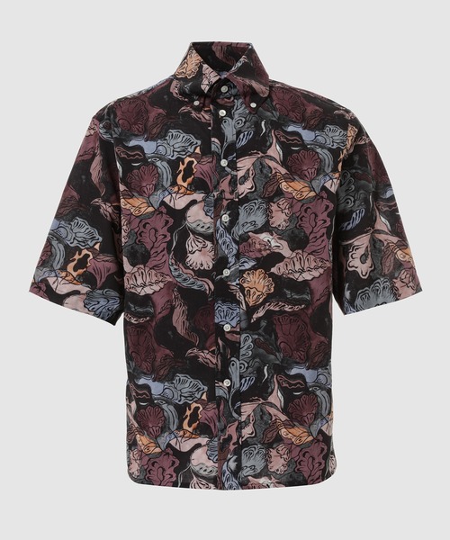 LEMAIRE(ルメール)の「SHORT SLEEVE SHIRT(シャツ/ブラウス・メンズ・ブラック・44/46)」の1枚目の写真