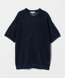 リネンライク テンジク ニットTシャツ-ウォッシャブル-<A DAY IN THE LIFE>