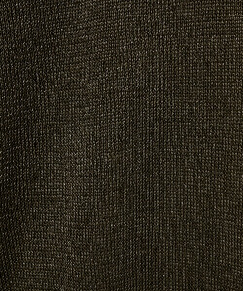 A DAY IN THE LIFE UNITED ARROWS(アデイインザライフユナイテッドアローズ)の「リネンライク テンジク ニットTシャツ-ウォッシャブル-<A DAY IN THE LIFE>(ニット/セーター・メンズ・ネイビー/ライトグレー/オリーブ・L/M)」の7枚目の写真