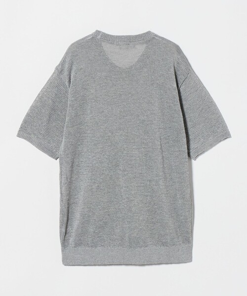 A DAY IN THE LIFE UNITED ARROWS(アデイインザライフユナイテッドアローズ)の「リネンライク テンジク ニットTシャツ-ウォッシャブル-<A DAY IN THE LIFE>(ニット/セーター・メンズ・ネイビー/ライトグレー/オリーブ・L/M)」の11枚目の写真