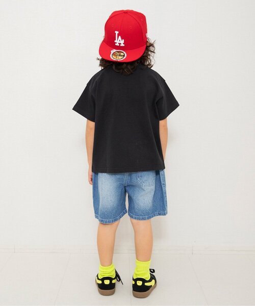 BREEZE（ブリーズ）の「【WEB限定】ダメージデニムハーフパンツ（デニムパンツ・キッズ・サックスブルー/ネイビー・150/140/130/120/110/100/90）」の12枚目の写真