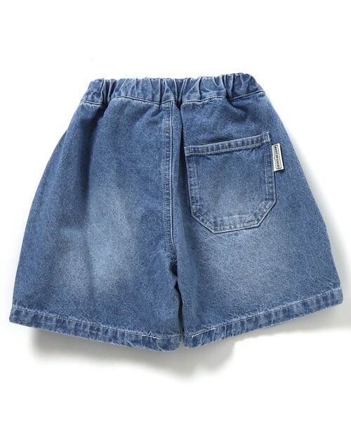 BREEZE（ブリーズ）の「【WEB限定】ダメージデニムハーフパンツ（デニムパンツ・キッズ・サックスブルー/ネイビー・150/140/130/120/110/100/90）」の9枚目の写真