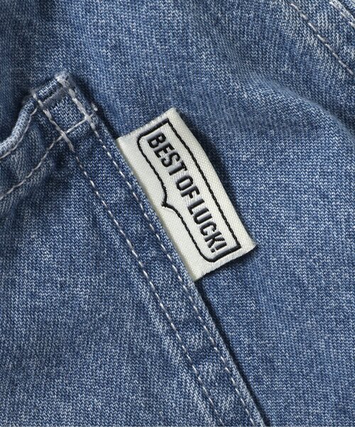 BREEZE（ブリーズ）の「【WEB限定】ダメージデニムハーフパンツ（デニムパンツ・キッズ・サックスブルー/ネイビー・150/140/130/120/110/100/90）」の7枚目の写真