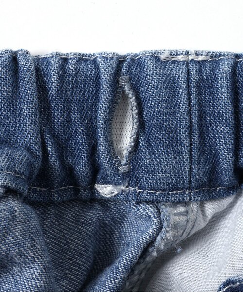 BREEZE（ブリーズ）の「【WEB限定】ダメージデニムハーフパンツ（デニムパンツ・キッズ・サックスブルー/ネイビー・150/140/130/120/110/100/90）」の4枚目の写真