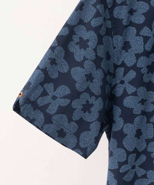 Ben Sherman（ベンシャーマン）の「スティップルフローラルプリントシャツ（シャツ/ブラウス・メンズ・ダークネイビー・LARGE）」の3枚目の写真