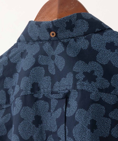 Ben Sherman（ベンシャーマン）の「スティップルフローラルプリントシャツ（シャツ/ブラウス・メンズ・ダークネイビー・LARGE）」の5枚目の写真
