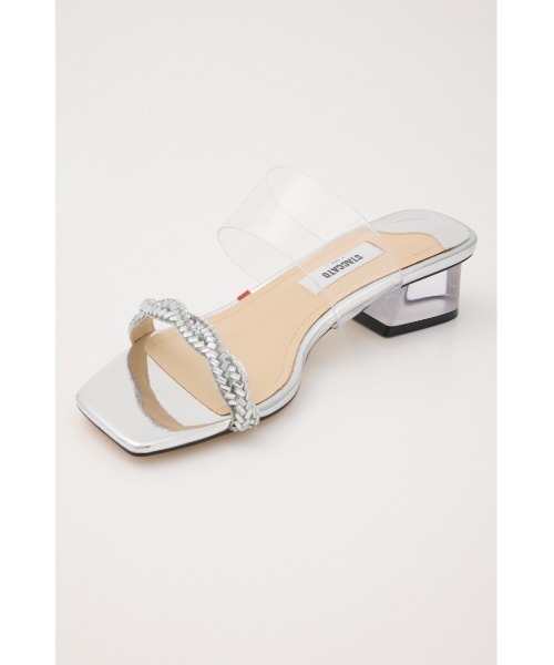 STACCATO（スタッカート）の「ジャスミンクリアヒールサンダル（サンダル・レディース・シルバー・22.5cm/23cm/23.5cm/24cm）」の4枚目の写真