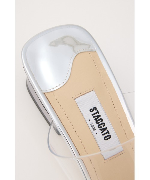 STACCATO（スタッカート）の「ジャスミンクリアヒールサンダル（サンダル・レディース・シルバー・22.5cm/23cm/23.5cm/24cm）」の3枚目の写真