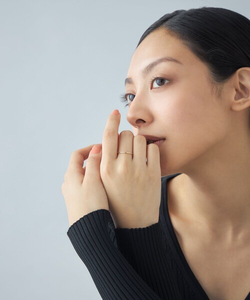 Jouete（ジュエッテ）の「[レイヤー] K10YG リング ダイヤモンド（リング・レディース・イエローゴールド・13号/9号/7号/15号/11号）」の4枚目の写真