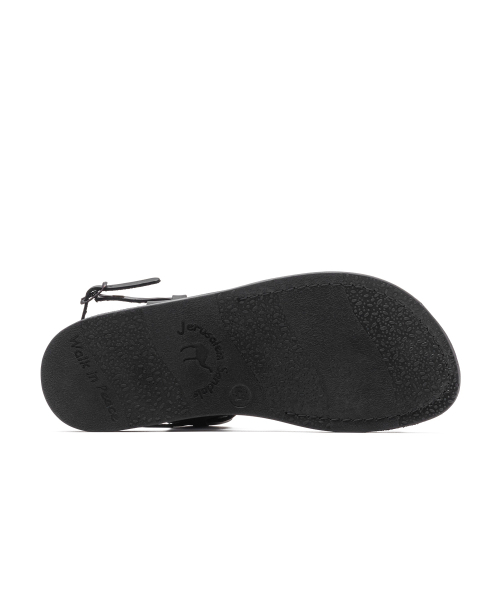 JERUSALEM SANDALS(エルサレム サンダル)の「6 ザ グッド シェパード バックル ブラック (THE GOOD SHEPHERD BUCKLE)(サンダル・レディース・ブラック・22.5cm/23cm/23.5cm/24cm/24.5cm/25cm/26cm/27cm/28cm)」の5枚目の写真