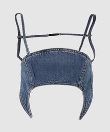MARINE SERRE | LIGHT BLUE DENIM BRA TOP(その他トップス)