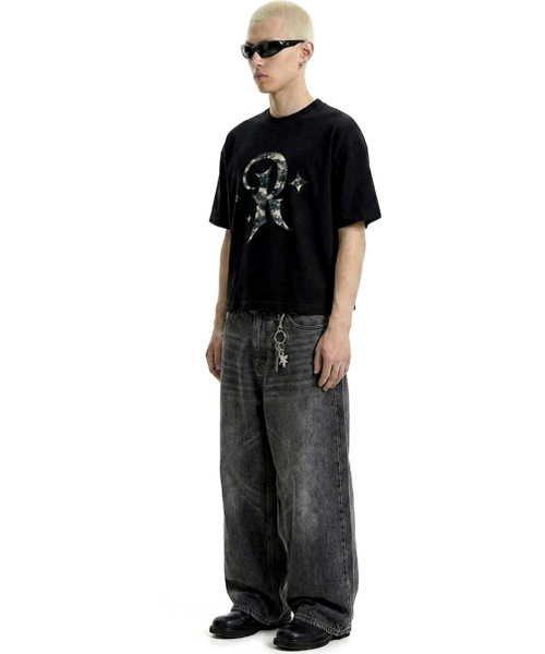 REBRENNER(リブレンナー)の「DTFミリアル クールコットンクロップ半袖Tシャツ ホワイト(Tシャツ/カットソー・レディース・ホワイト・MEDIUM/LARGE/X-LARGE)」の6枚目の写真