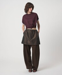 6 ロク ビューティーアンドユース COTTON GATHER SHIRT 6（ロク）の「＜6(ROKU)＞COTTON GATHER SHIRT/シャツ（シャツ